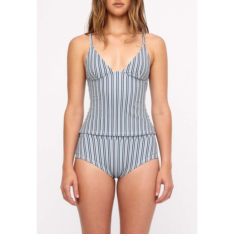 Zulu & Zephyr Blue Pin Stripe Tank Top image number 2